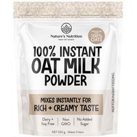 Nature's Nutrition 100% Instant Oat Milk Powder